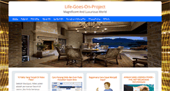 Desktop Screenshot of lifegoesonproject.org