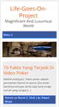 Mobile Screenshot of lifegoesonproject.org