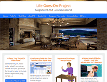 Tablet Screenshot of lifegoesonproject.org